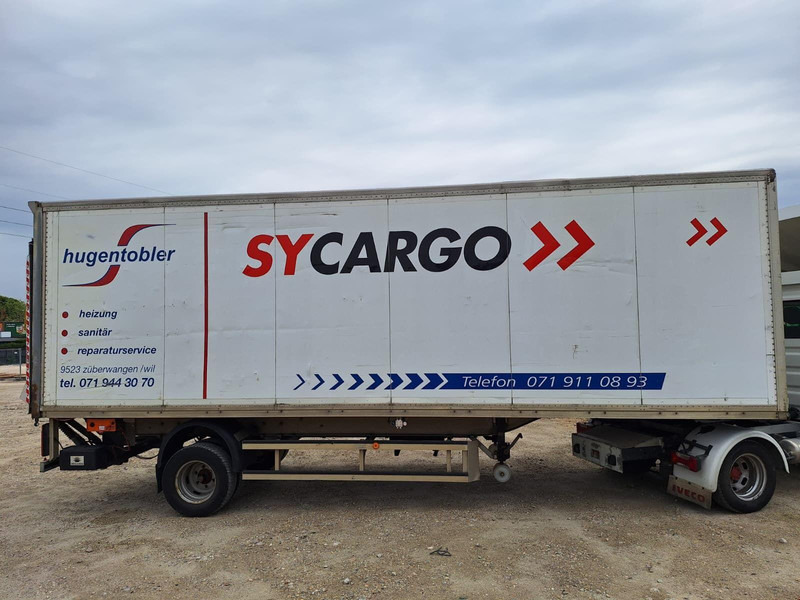 Hess LS35 - BE Koffer + LBW DHollandia 1000 kg semi trailer - Semi-remorque fourgon: photos 4 Hess LS35 - BE Koffer + LBW DHollandia 1000 kg semi trailer - Semi-remorque fourgon: photos 4