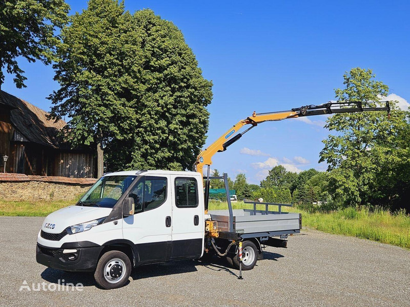Iveco Daily 35c-15 Doka flatbed + crane Effer - Utilitaire plateau, Utilitaire double cabine: photos 4 Iveco Daily 35c-15 Doka flatbed + crane Effer - Utilitaire plateau, Utilitaire double cabine: photos 4