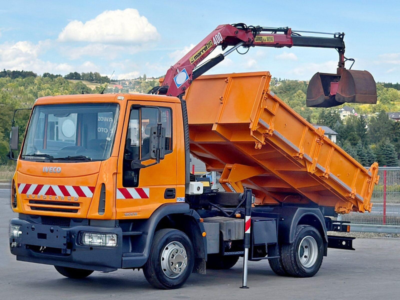 Iveco EUROCARGO 120E18 * HMF 403 K1 * TOPZUSTAND - Camion benne, Camion grue: photos 2 Iveco EUROCARGO 120E18 * HMF 403 K1 * TOPZUSTAND - Camion benne, Camion grue: photos 2