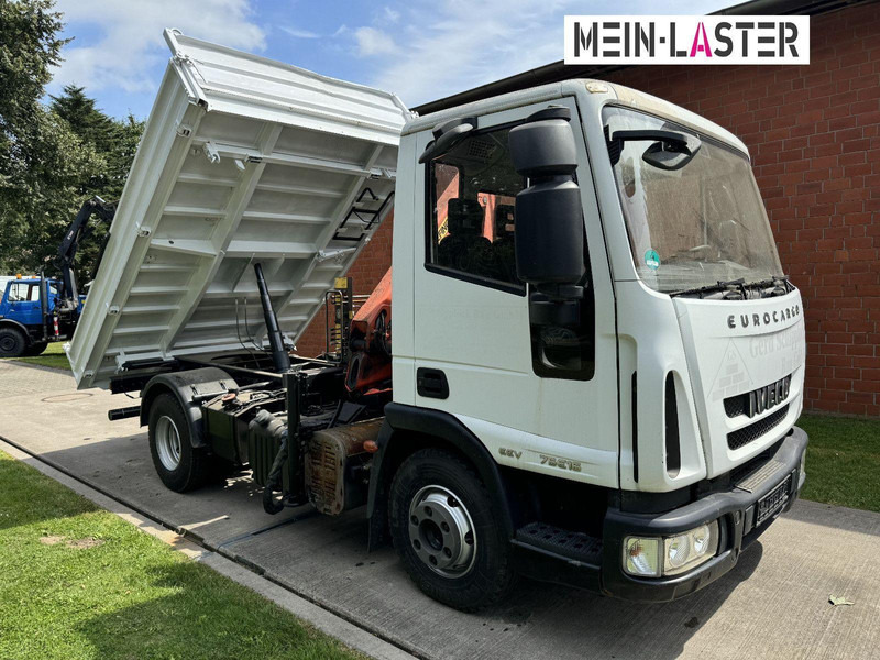 Iveco ML75E16 3-Way Meiller Tipper Crane Palfinger PK 4200 - Camion benne, Camion grue: photos 2 Iveco ML75E16 3-Way Meiller Tipper Crane Palfinger PK 4200 - Camion benne, Camion grue: photos 2