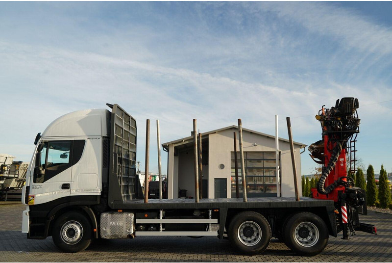 Iveco STRALIS 560 / 6X4 / DO DREWNA / DO DRZEWA / DO LASU / HDS PALFIN en leasing occasion Iveco STRALIS 560 / 6X4 / DO DREWNA / DO DRZEWA / DO LASU / HDS PALFIN: photos 8