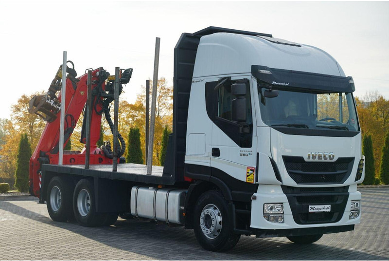 Iveco STRALIS 560 / 6X4 / DO DREWNA / DO DRZEWA / DO LASU / HDS PALFIN en leasing occasion Iveco STRALIS 560 / 6X4 / DO DREWNA / DO DRZEWA / DO LASU / HDS PALFIN: photos 12
