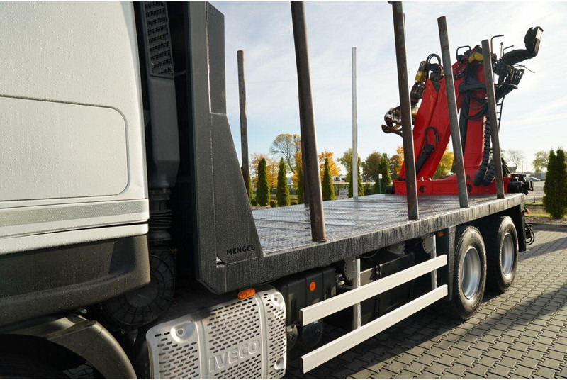 Iveco STRALIS 560 / 6X4 / DO DREWNA / DO DRZEWA / DO LASU / HDS PALFIN en leasing occasion Iveco STRALIS 560 / 6X4 / DO DREWNA / DO DRZEWA / DO LASU / HDS PALFIN: photos 16