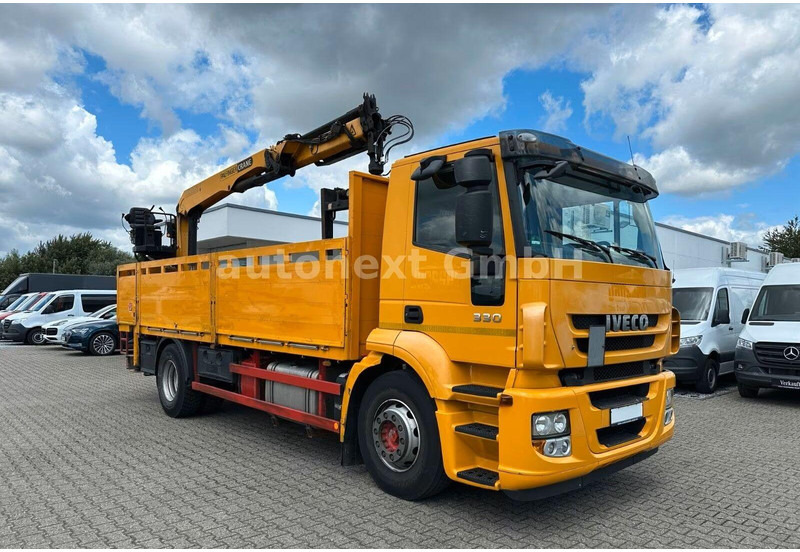 Iveco Stralis 330 - Flatbed truck + crane - Camion plateau, Camion grue: photos 2 Iveco Stralis 330 - Flatbed truck + crane - Camion plateau, Camion grue: photos 2