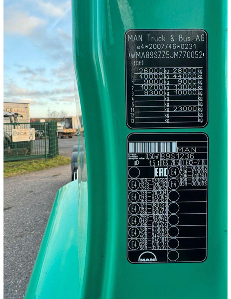 MAN 26.500 6x2 Retarder Meiller Funk | Motorschaden en leasing occasion MAN 26.500 6x2 Retarder Meiller Funk | Motorschaden: photos 11