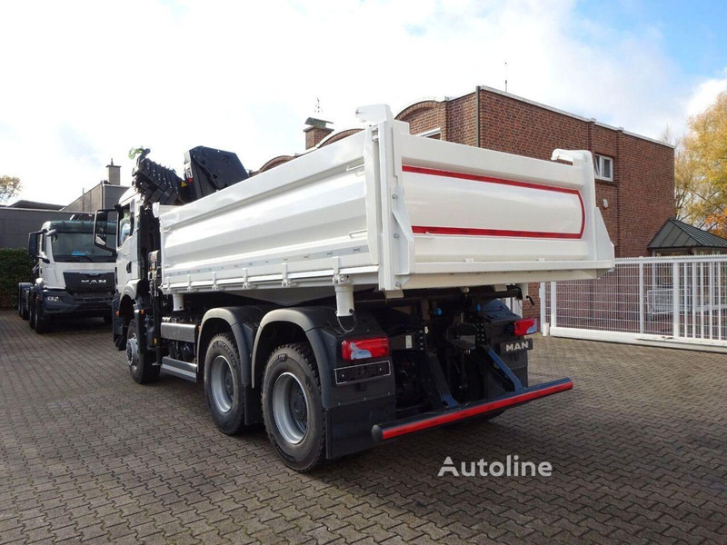 MAN 33.430 - 3 way tipper+crane 6x6 - Camion benne, Camion grue: photos 4 MAN 33.430 - 3 way tipper+crane 6x6 - Camion benne, Camion grue: photos 4
