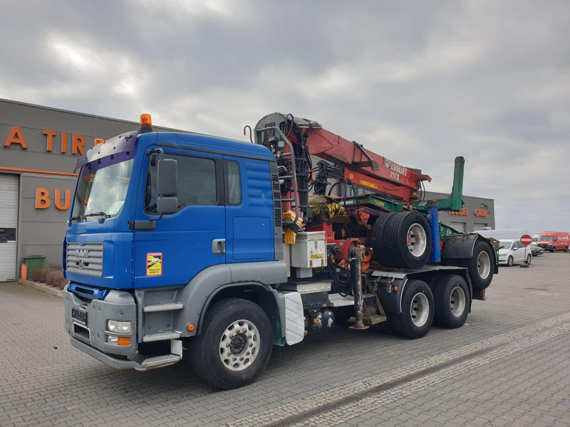 MAN TGA 26.480 6x4 LOGLIFT DOLL WOOD TRANSPORTER - Camion grumier, Camion grue: photos 1 MAN TGA 26.480 6x4 LOGLIFT DOLL WOOD TRANSPORTER - Camion grumier, Camion grue: photos 1