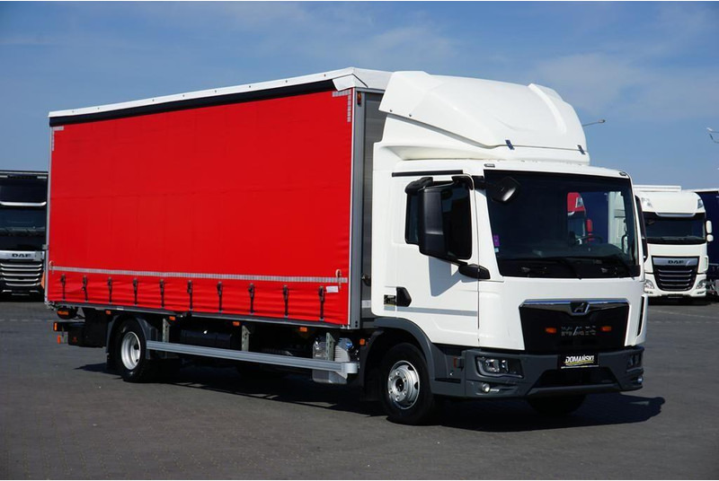 MAN TGL / 12.190 / E 6 / FIRANKA + WINDA / ŁAD. 6 525 KG / 16 PALET - Camion à rideaux coulissants: photos 2 MAN TGL / 12.190 / E 6 / FIRANKA + WINDA / ŁAD. 6 525 KG / 16 PALET - Camion à rideaux coulissants: photos 2