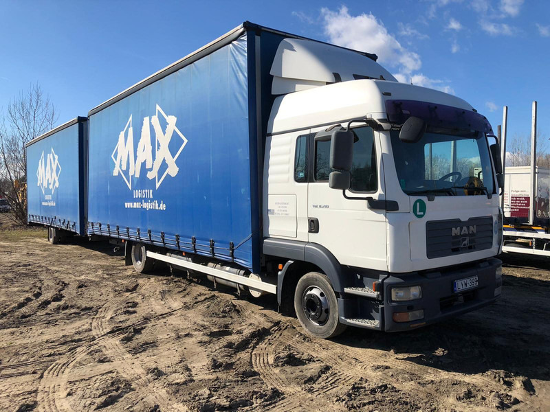 MAN TGL 8.210 Pritsche - TOP ZUSTAND - Camion à rideaux coulissants: photos 1 MAN TGL 8.210 Pritsche - TOP ZUSTAND - Camion à rideaux coulissants: photos 1