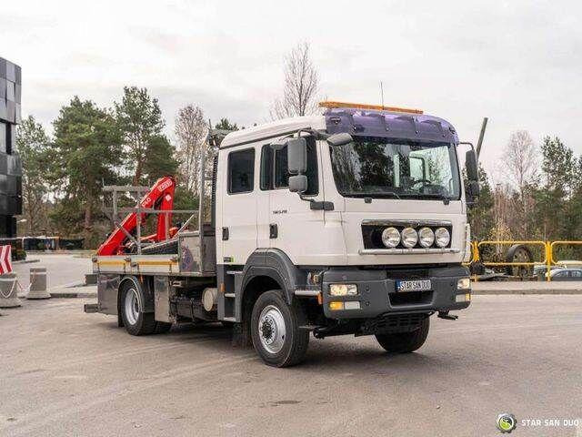MAN TGM 13.290 4x4 BI FASSI F40B22 Crane Camper - Camion plateau, Camion grue: photos 2 MAN TGM 13.290 4x4 BI FASSI F40B22 Crane Camper - Camion plateau, Camion grue: photos 2