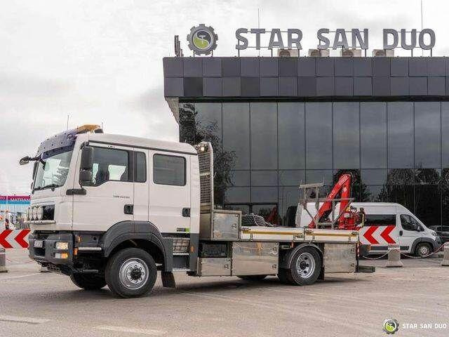 MAN TGM 13.290 4x4 BI FASSI F40B22 Crane Camper - Camion plateau, Camion grue: photos 5 MAN TGM 13.290 4x4 BI FASSI F40B22 Crane Camper - Camion plateau, Camion grue: photos 5