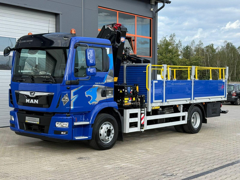MAN TGM 15.250 skrzynia z żurawiem // E6 // HMF 1520 K1 HDS dzwig kr - Camion plateau, Camion grue: photos 1 MAN TGM 15.250 skrzynia z żurawiem // E6 // HMF 1520 K1 HDS dzwig kr - Camion plateau, Camion grue: photos 1