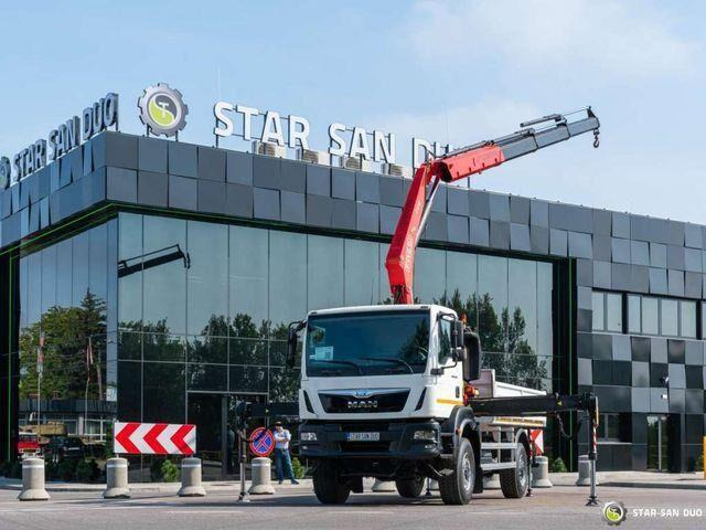 MAN TGM 18.250 4x4 Fassi F215A.0.23 Active HDS Cran - Camion plateau, Camion grue: photos 1 MAN TGM 18.250 4x4 Fassi F215A.0.23 Active HDS Cran - Camion plateau, Camion grue: photos 1