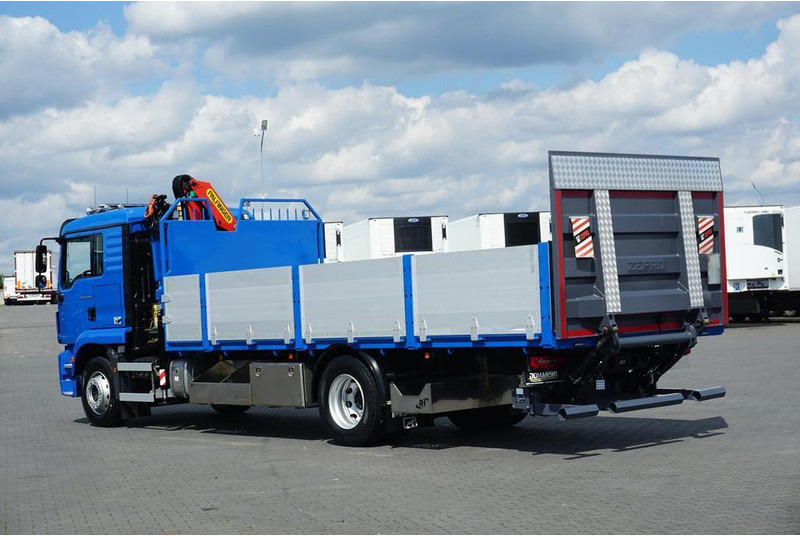 MAN TGM / 18.290 / SKRZYNIOWY + HDS + WINDA / PALFINGER PK 12002 / - Camion plateau, Camion grue: photos 5 MAN TGM / 18.290 / SKRZYNIOWY + HDS + WINDA / PALFINGER PK 12002 / - Camion plateau, Camion grue: photos 5