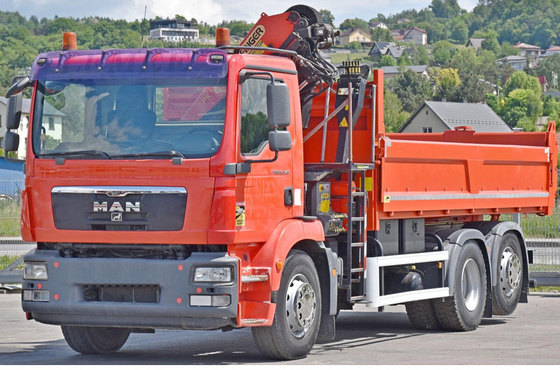 MAN TGM 26.340 - Camion benne, Camion grue: photos 5 MAN TGM 26.340 - Camion benne, Camion grue: photos 5