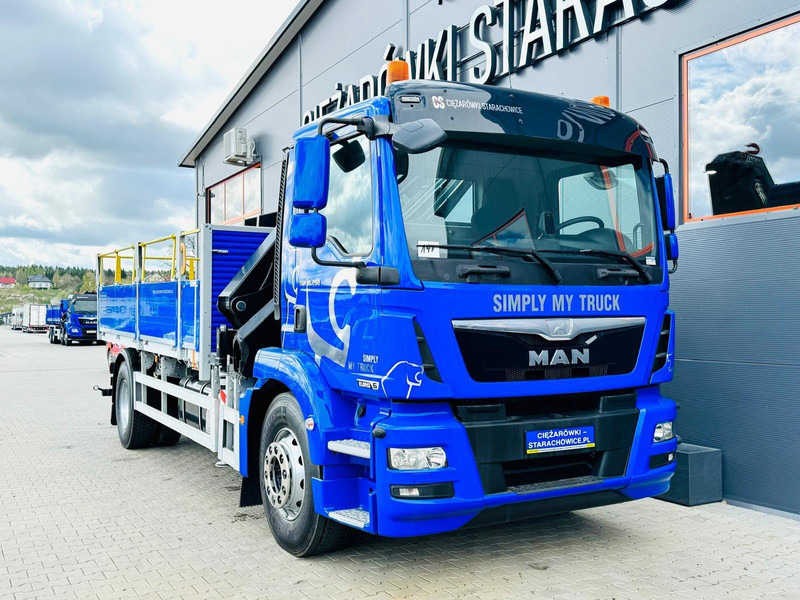 MAN TGM TGL TGS 18.250 - Camion plateau, Camion grue: photos 3 MAN TGM TGL TGS 18.250 - Camion plateau, Camion grue: photos 3