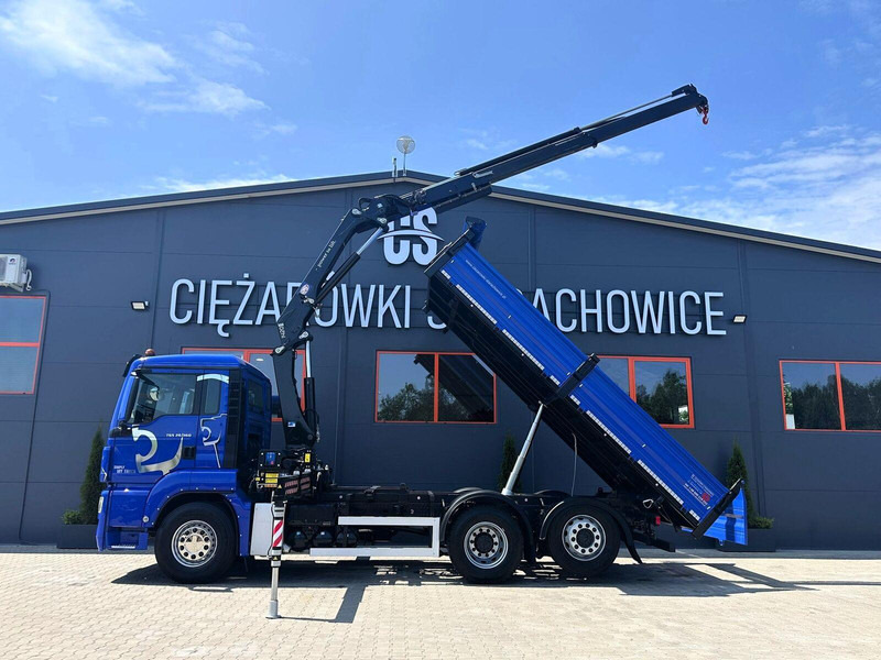 MAN TGM TGS TGX 26.360 // E5 // 6x2 6x4 // WYWROTKA 3-S // HMF 1420 - Camion benne, Camion grue: photos 2 MAN TGM TGS TGX 26.360 // E5 // 6x2 6x4 // WYWROTKA 3-S // HMF 1420 - Camion benne, Camion grue: photos 2