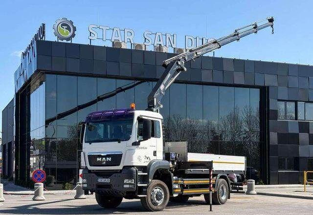 MAN TGS 18.360 4x4 HMF 1720 K4 Crane KRAN - Camion plateau, Camion grue: photos 1 MAN TGS 18.360 4x4 HMF 1720 K4 Crane KRAN - Camion plateau, Camion grue: photos 1
