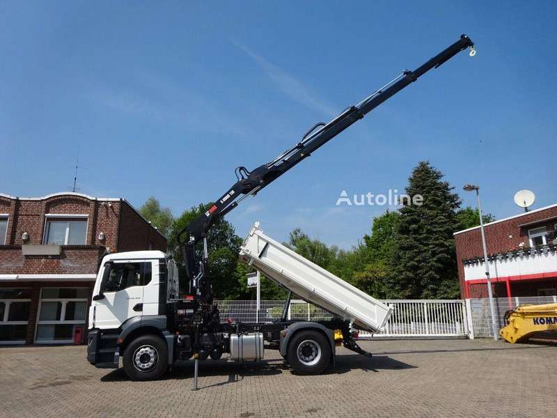 MAN TGS 22.400 - 3 way tipper + crane - Camion benne, Camion grue: photos 2 MAN TGS 22.400 - 3 way tipper + crane - Camion benne, Camion grue: photos 2