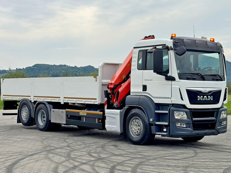 MAN TGS 26.320*PRITSCHE 7,20 / PK 16001-KA + FUNK - Camion plateau, Camion grue: photos 3 MAN TGS 26.320*PRITSCHE 7,20 / PK 16001-KA + FUNK - Camion plateau, Camion grue: photos 3