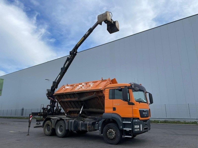 MAN TGS 26.360 Tipper + Crane Jonsered J 1090 - Camion benne, Camion grue: photos 5 MAN TGS 26.360 Tipper + Crane Jonsered J 1090 - Camion benne, Camion grue: photos 5