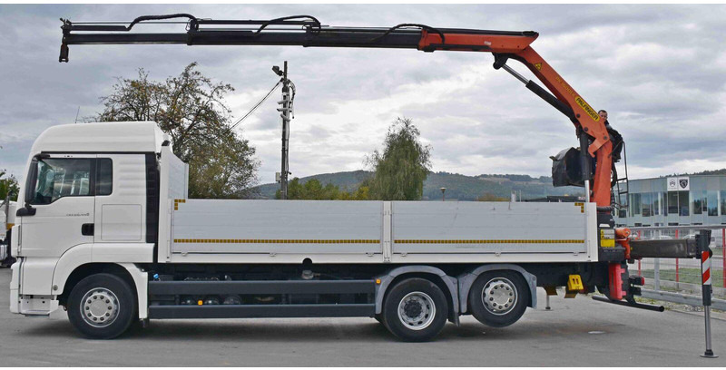 MAN TGS 26.440 * PRITSCHE 6,90 m + PK 16001 - K - Camion plateau, Camion grue: photos 5 MAN TGS 26.440 * PRITSCHE 6,90 m + PK 16001 - K - Camion plateau, Camion grue: photos 5