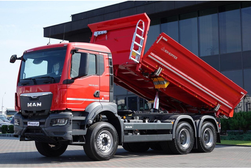MAN TGS 33.440 / 6X4 / WYWROTKA 3 STRONNA / HYDROBURTA / BORDMATIC / - Camion benne: photos 1 MAN TGS 33.440 / 6X4 / WYWROTKA 3 STRONNA / HYDROBURTA / BORDMATIC / - Camion benne: photos 1