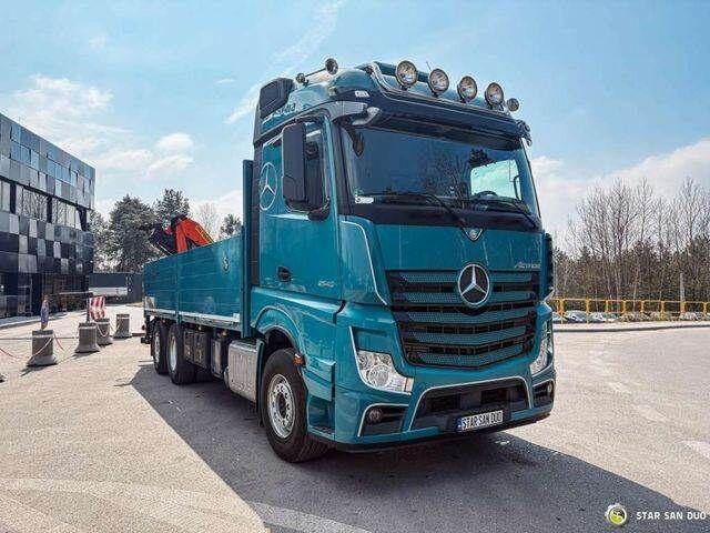 Mercedes-Benz ACTROS 2545 6x2 Palfinger PK 16001 HDS Crane - Camion plateau, Camion grue: photos 5 Mercedes-Benz ACTROS 2545 6x2 Palfinger PK 16001 HDS Crane - Camion plateau, Camion grue: photos 5