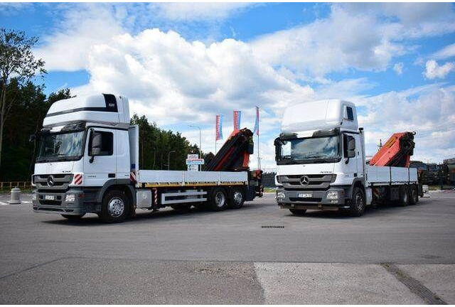 Camion plateau, Camion grue Mercedes-Benz ACTROS 2546 6x2 Palfinger PK 50002 EURO 5 Cran: photos 11 Camion plateau, Camion grue Mercedes-Benz ACTROS 2546 6x2 Palfinger PK 50002 EURO 5 Cran: photos 11