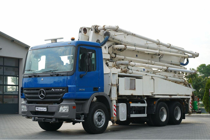 Mercedes-Benz ACTROS 2636 / POMPA SERMAC 5Z37 / 37  METRÓW / STEROWANIE RADIOW - Camion pompe: photos 1 Mercedes-Benz ACTROS 2636 / POMPA SERMAC 5Z37 / 37  METRÓW / STEROWANIE RADIOW - Camion pompe: photos 1
