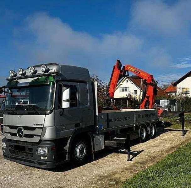 Mercedes-Benz ACTROS 2641 6x2 Crane PALFINGER PK 36002 - Camion plateau, Camion grue: photos 1 Mercedes-Benz ACTROS 2641 6x2 Crane PALFINGER PK 36002 - Camion plateau, Camion grue: photos 1
