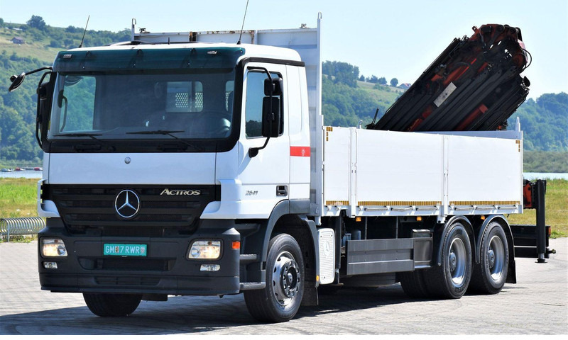 Mercedes-Benz ACTROS 2641 - Camion plateau, Camion grue: photos 4 Mercedes-Benz ACTROS 2641 - Camion plateau, Camion grue: photos 4