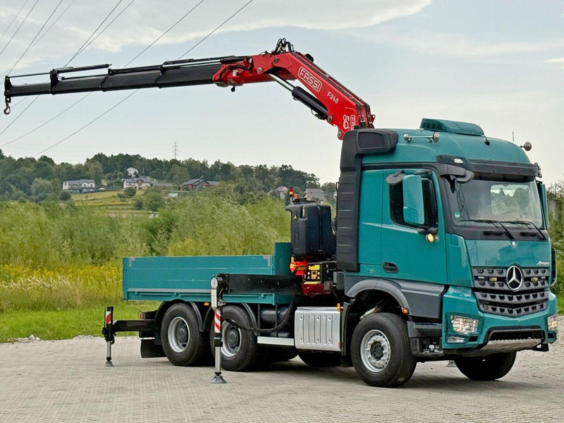 Mercedes-Benz AROCS 2548* FASSI F245A.0.24 E + FUNK / 6x4 *TOP - Camion plateau, Camion grue: photos 2 Mercedes-Benz AROCS 2548* FASSI F245A.0.24 E + FUNK / 6x4 *TOP - Camion plateau, Camion grue: photos 2