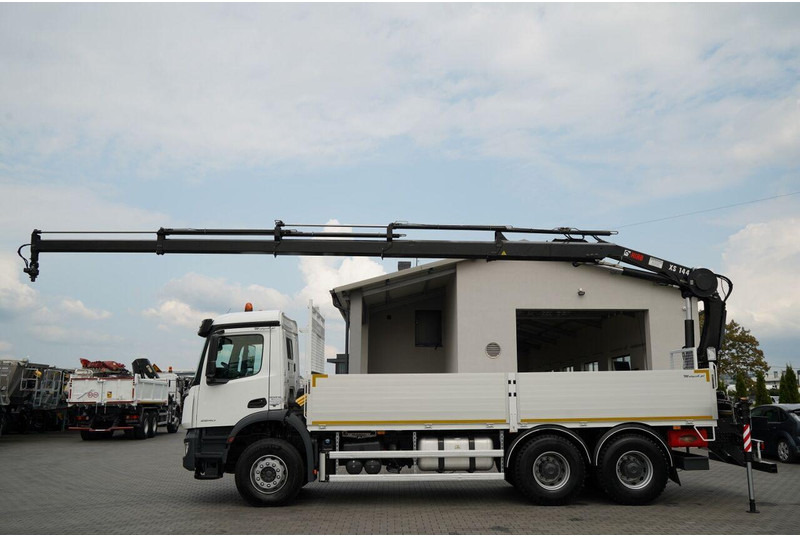 Mercedes-Benz / AROCS 2640 / 6x4 / SKRZYNIOWY - 6,5 M / HDS HIAB XS 144 / wysó - Camion plateau, Camion grue: photos 3 Mercedes-Benz / AROCS 2640 / 6x4 / SKRZYNIOWY - 6,5 M / HDS HIAB XS 144 / wysó - Camion plateau, Camion grue: photos 3