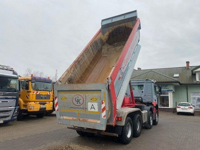 Camion benne Mercedes-Benz AROCS 3246 8X4 Eur 6 , KIPPER MEILLER MULDA: photos 12