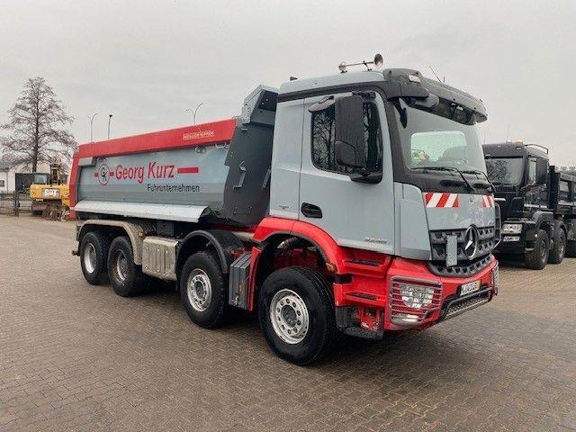 Camion benne Mercedes-Benz AROCS 3246 8X4 Eur 6 , KIPPER MEILLER MULDA: photos 6
