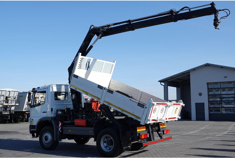 Mercedes-Benz ATEGO 16.24 / 4X4 / WYWROTKA + HDS HIAB 111 BS-2 / PILOT / ROT - Camion benne: photos 3 Mercedes-Benz ATEGO 16.24 / 4X4 / WYWROTKA + HDS HIAB 111 BS-2 / PILOT / ROT - Camion benne: photos 3