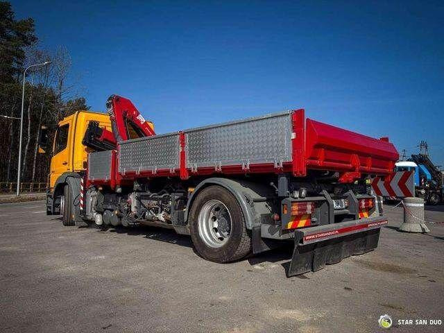 Camion benne, Camion grue Mercedes-Benz AXOR 1824 4x2 HMF 975 HDS Crane Rotator Kipper: photos 20