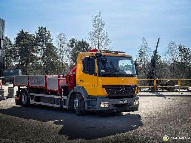 Camion benne, Camion grue Mercedes-Benz AXOR 1824 4x2 HMF 975 HDS Crane Rotator Kipper: photos 12