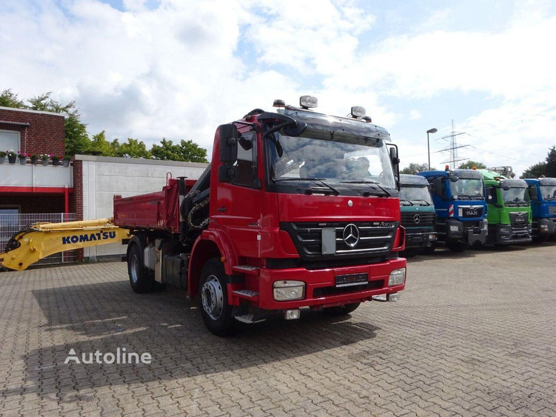 Mercedes-Benz Axor 1833 - Tipper+crane en leasing occasion Mercedes-Benz Axor 1833 - Tipper+crane: photos 8