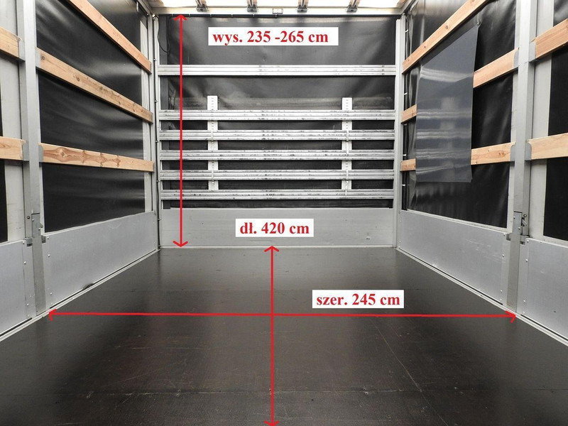 Camion fourgon Opel MOVANO PLANDEKA 10 PALET WEBASTO TEMPOMAT KLIMATYZACJA LEDY PNEU: photos 12