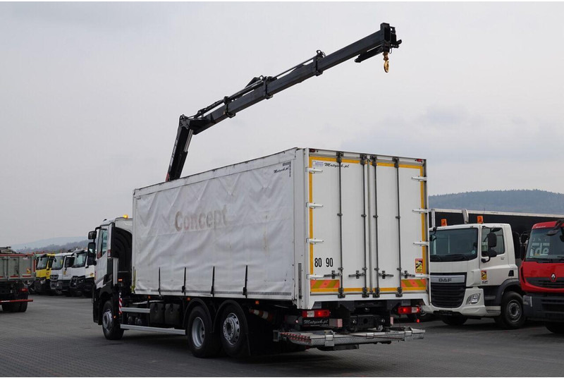 Renault C 380 / 6x2 / SKRZYNIOWY / HDS HIAB 138 B-3 WYSÓW 10,5 M / ROTAT - Camion à rideaux coulissants: photos 3 Renault C 380 / 6x2 / SKRZYNIOWY / HDS HIAB 138 B-3 WYSÓW 10,5 M / ROTAT - Camion à rideaux coulissants: photos 3