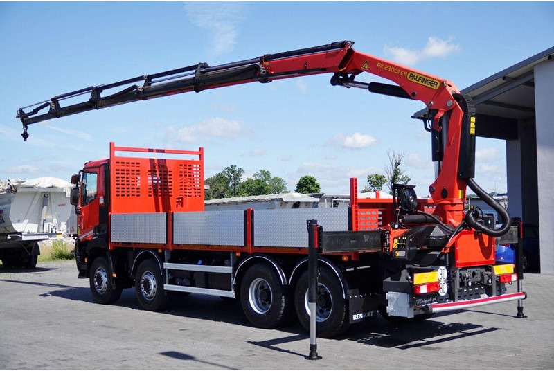 Renault C 430 / 8x4 / SKRZYNIOWY 7 M + HDS PALFINGER PK 2300-EH / WYSÓW - Camion plateau, Camion grue: photos 3 Renault C 430 / 8x4 / SKRZYNIOWY 7 M + HDS PALFINGER PK 2300-EH / WYSÓW - Camion plateau, Camion grue: photos 3