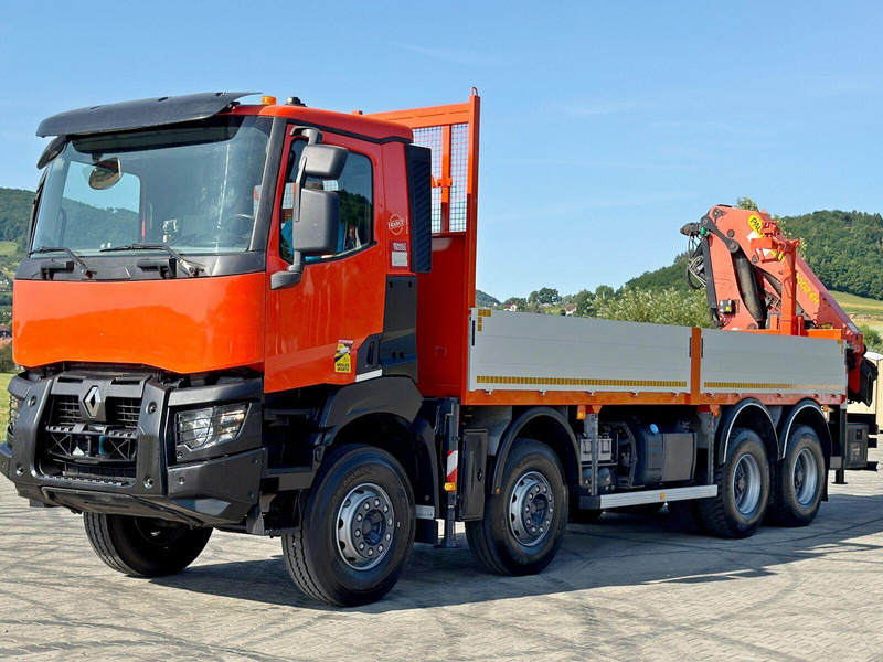 Renault K 430 * PK 22002 - EH C+ FUNK * 8x4 - Camion plateau, Camion grue: photos 3 Renault K 430 * PK 22002 - EH C+ FUNK * 8x4 - Camion plateau, Camion grue: photos 3