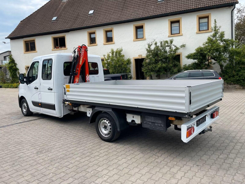 Renault Master Doka - Flatbed truck + crane - Utilitaire plateau, Utilitaire double cabine: photos 4 Renault Master Doka - Flatbed truck + crane - Utilitaire plateau, Utilitaire double cabine: photos 4