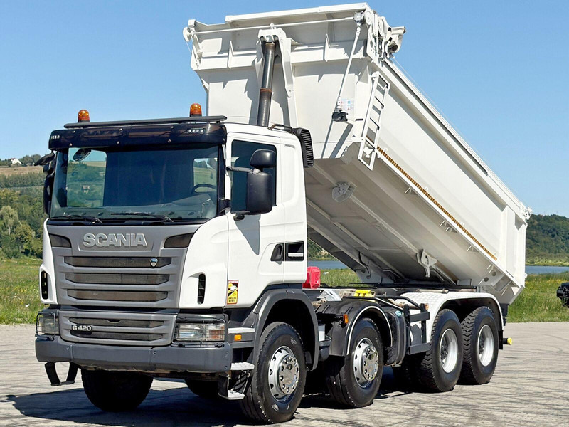 Scania G 420 * KIPPER * 8x4 * TOPZUSTAND - Camion benne: photos 4 Scania G 420 * KIPPER * 8x4 * TOPZUSTAND - Camion benne: photos 4