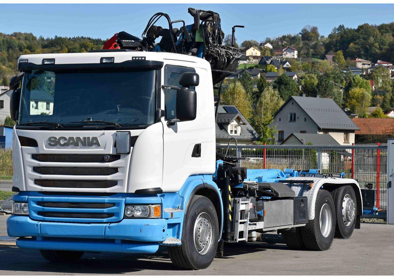 Scania G 440 - Camion ampliroll, Camion grue: photos 4 Scania G 440 - Camion ampliroll, Camion grue: photos 4