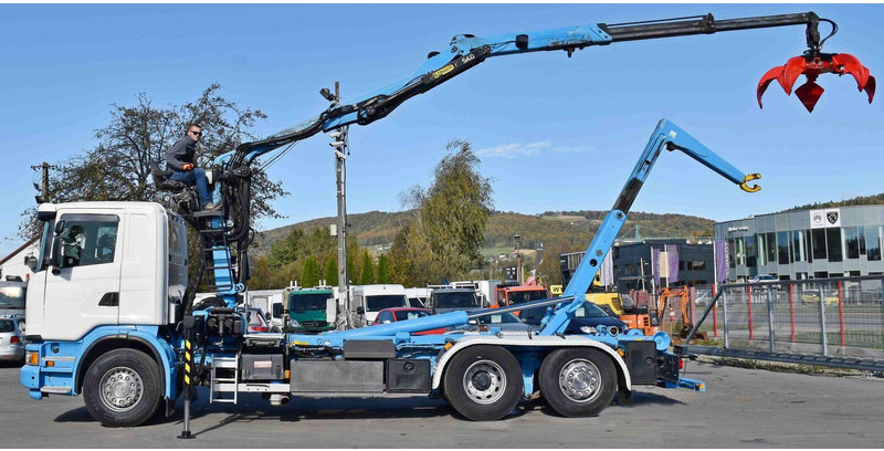 Scania G 440 - Camion ampliroll, Camion grue: photos 5 Scania G 440 - Camion ampliroll, Camion grue: photos 5