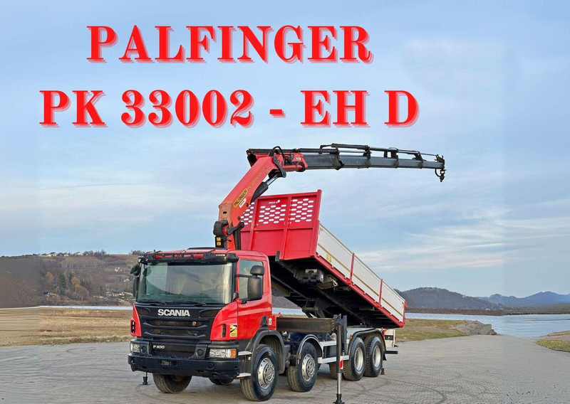 Scania P 400 - Camion benne, Camion grue: photos 1 Scania P 400 - Camion benne, Camion grue: photos 1