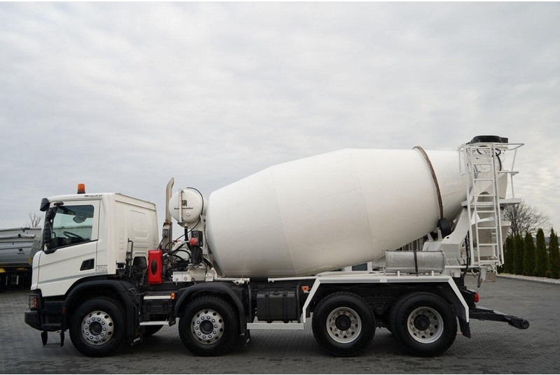 Scania P 410 / 8x4 / BETONOMIESZARKA / GRUSZKA / PUTZMEISTER / 9m3 / AU - Camion malaxeur: photos 2 Scania P 410 / 8x4 / BETONOMIESZARKA / GRUSZKA / PUTZMEISTER / 9m3 / AU - Camion malaxeur: photos 2